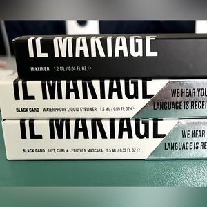 Ilmakiage bundle: eyeliner, ink liner and mascara. All new in box.
